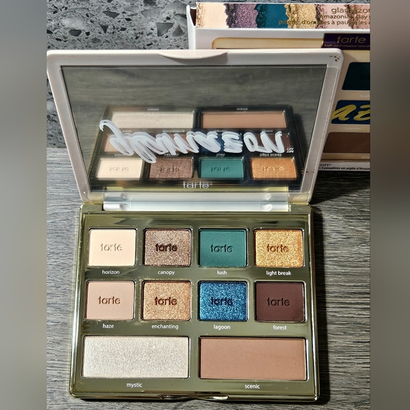 TARTE GLAMAZON Amazonian Clay Eyeshadow Palette NEW MSRP $49 - Picture 5 of 14